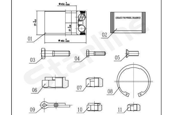 Подшипник ступицы FEBI BILSTEIN арт. LO 01358
