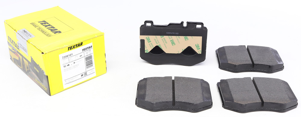 Колодки тормозные (передние) MB C-class (W205)/E-class (W213) 14- (Brembo) TEXTAR 2206101