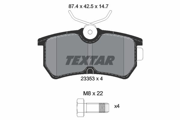Колодки тормозные (задние) Ford Focus I 98-07/Fiesta V/VI 05- (Lucas) ICER арт. 2335301