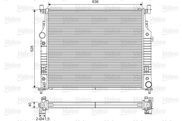 Радіатор THERMOTEC арт. 701569