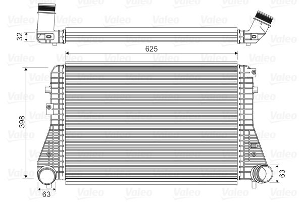 Интеркулер AVA QUALITY COOLING арт. 818674