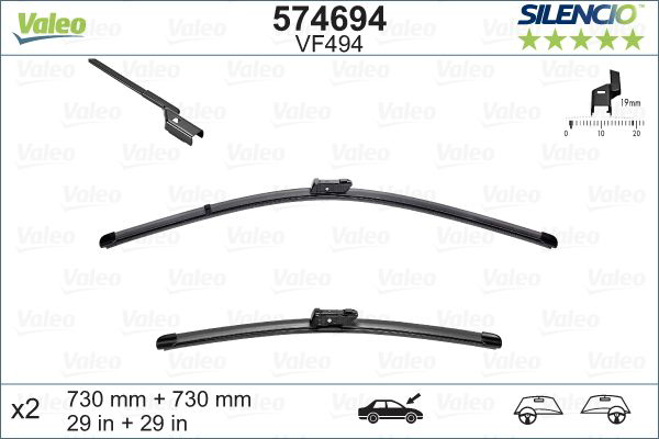 Щетка стеклоочистителя DENSO арт. 574694