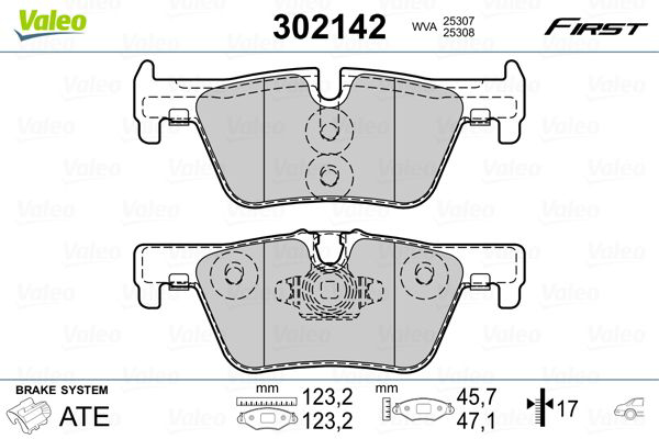Тормозные колодки дисковые ICER арт. 302142
