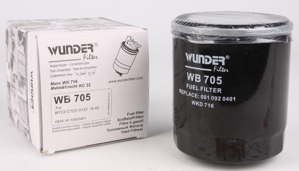 Фильтр топливный MB OM615-617 WIX FILTERS арт. WB 705