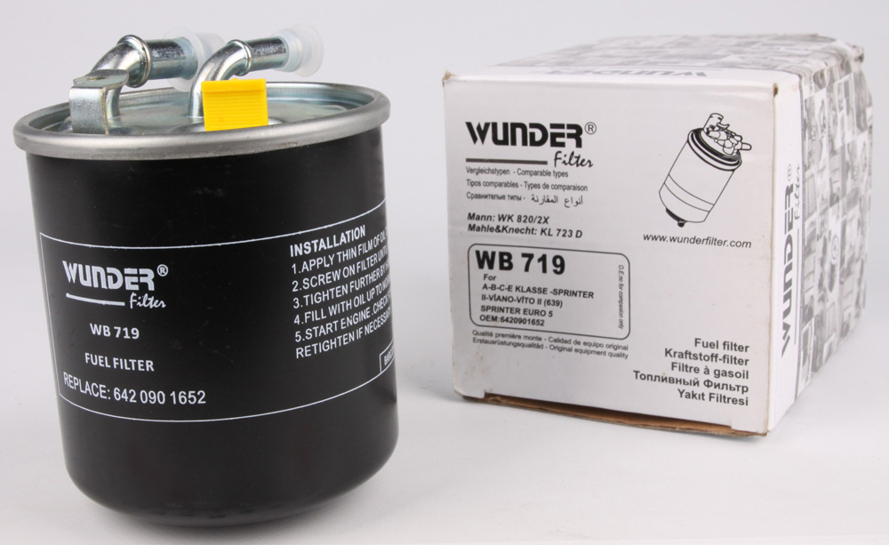 Фильтр топливный MB Sprinter 906/Vito (W639) 10- MERCEDES-BENZ арт. WB 719