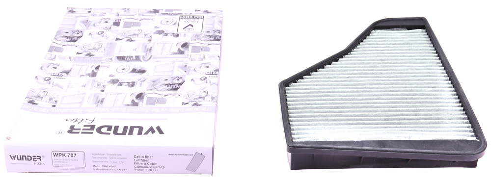 Фильтр салона MB S-class (W140) 91-99 WUNDER арт. WPK 707