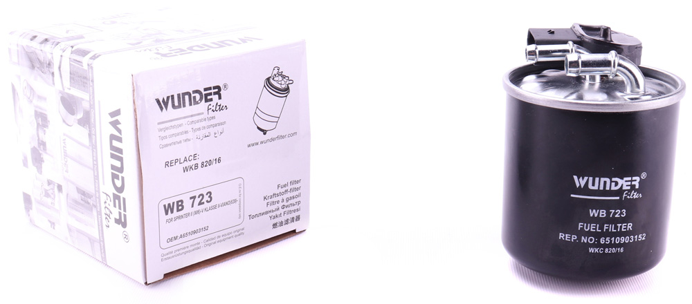 Фильтр топливный MB Sprinter 906 2.2CDI OM651 (с датчиком) MANN-FILTER арт. WB 723