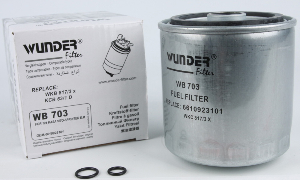 Фильтр топливный MB OM601-602 MANN-FILTER арт. WB 703