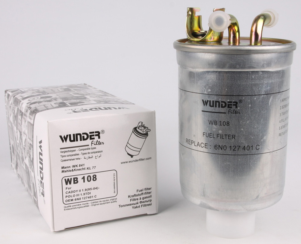 Фильтр топливный VW Caddy 1.9SDI/TDI -03 WIX FILTERS арт. WB 108